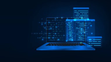 Web geliştirme yazılım programlama kavramları soyut programlama dilleri ve dizüstü bilgisayardaki programlama kodları