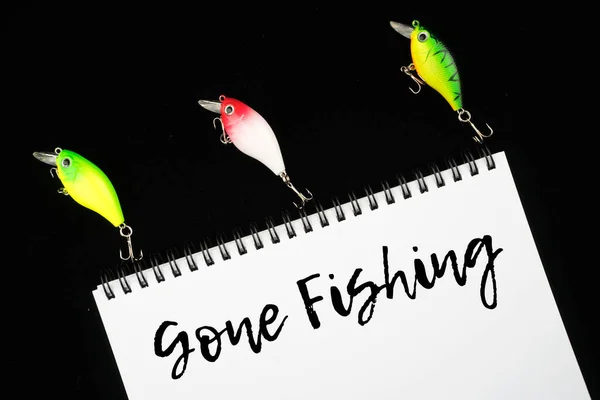 Creative arrangements of wobbler lures. Fishing lure with hooks with \