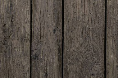 Eski grunge koyu ahşap arka plan dokulu. Eski ahşap doku yüzeyi. Üstten görünüm