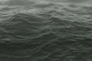 dramatik gri deniz dalgaları arka plan. düşük açılı görünümü kadar yakın dalga deniz