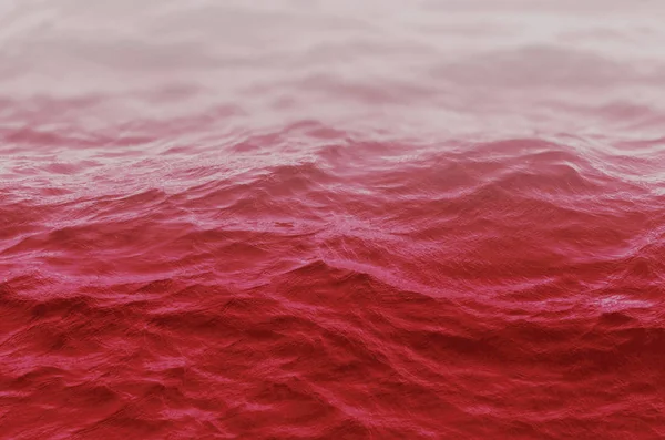 dramatic waves of red water. red wave close up, low angle view