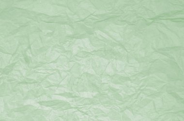 Kirli doku eski ışık yeşil kağıt buruşuk. Kağıt dokular buruşuk arka tasarımı için