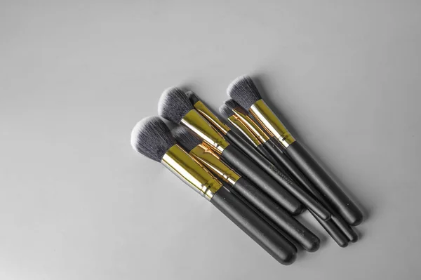 Borstels voor professionele make-up — Stockfoto