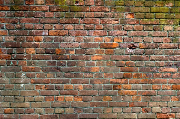 Old Brick Wall Background Brick Surface Template Photo — Stock Photo, Image