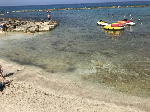 Coastline Beach Paphos Island Cyprus — Stock Photo, Image