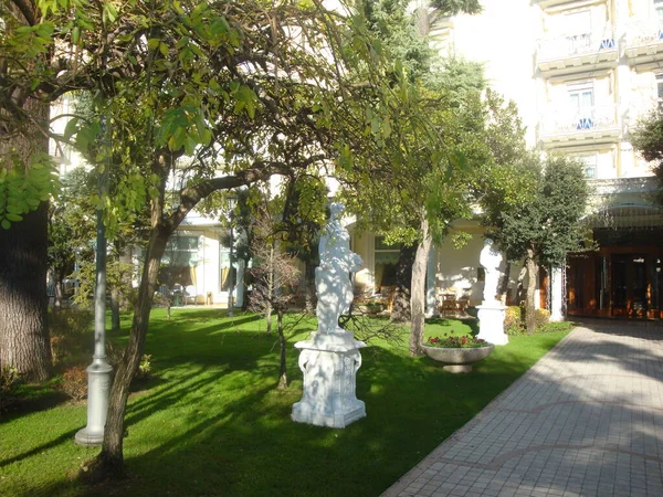 streets and parks of Abano-Terme