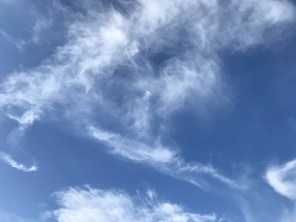 Хмари Кумулуса Ясний Літній День — стокове фото