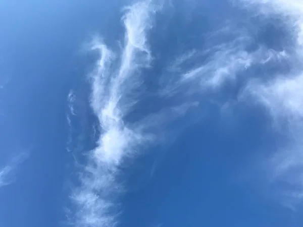 Kumuluswolken Einem Klaren Sommertag — Stockfoto