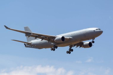Avalon, Avustralya - 25 Şubat 2013: Royal Australian Air Force (RAAF) Airbus KC-30A Multi Role Tanker Transport Aircraft A39-002.