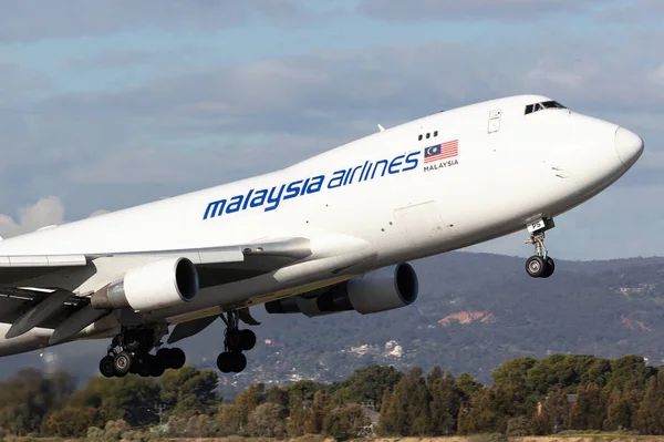 Adelaide Australia July 2015 Malaysia Airlines Cargo Boeing 747 4H6 — Stock Photo, Image