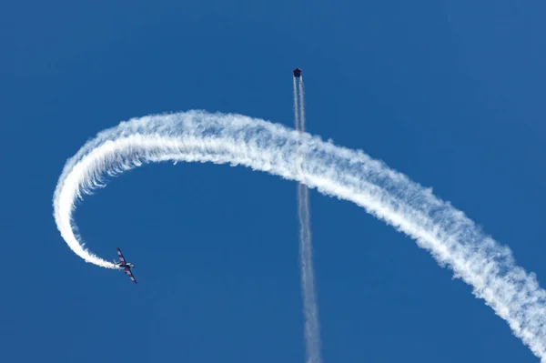 Avalon Australia March 2013 Melissa Andrzejewski Flying Edge 540 Aerobatic Stock Photo