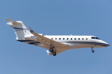 Avalon, Avustralya - 25 Şubat 2013: Gulfstream Aerospace G280 çift motorlu lüks iş jeti N280GD.