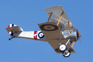 Avalon, Avustralya - 3 Mart 2013: Sopwith Pup (replica) VH-PSP Avustralya Kraliyet Hava Kuvvetleri (RAAF) Müzesi tarafından işletilmektedir.. 