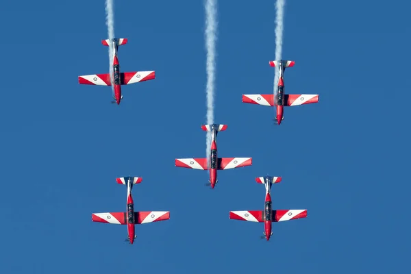 Avalon Australia Marzo 2013 Formazione Roulettes Della Royal Australian Air — Foto Stock