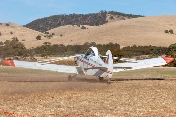 Rowland Flat Australien April 2013 Piper Pawnee Flygplan Som Används — Stockfoto