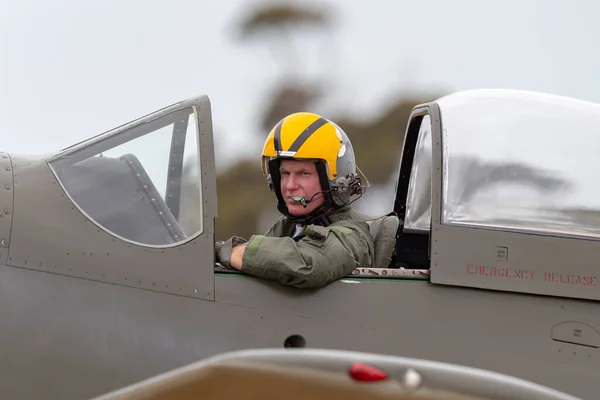 Raaf Williams Point Cook Australia March 2014 Pilot Darcy Oconnor — Stock Photo, Image