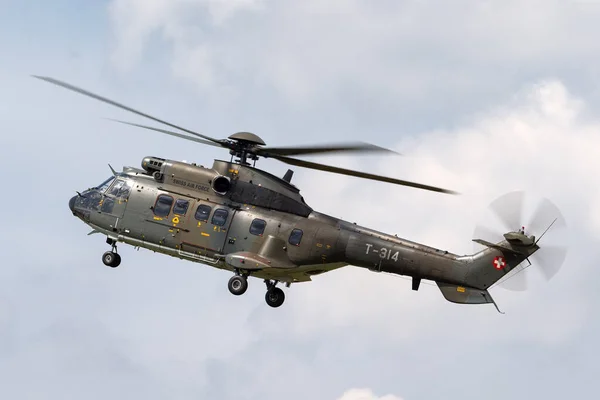 Raf Fairford Gloucestershire Großbritannien Juli 2014 Swiss Air Force Aerospatiale — Stockfoto