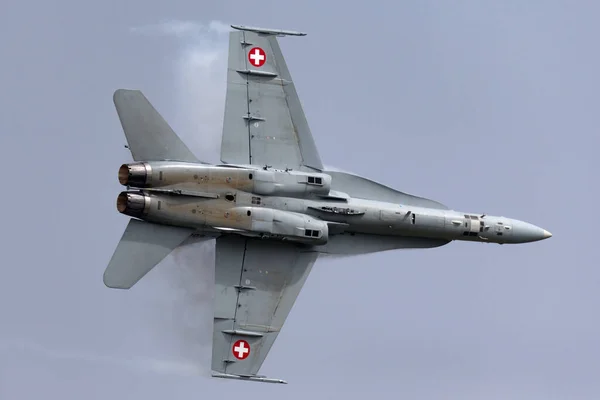 Raf Fairford Gloucestershire July 2014 Swiss Air Force Mcdonnell Douglas — Stock Photo, Image