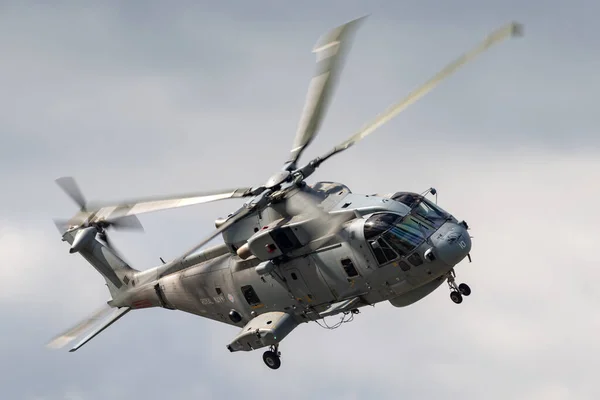 Raf Fairford Gloucestershire Großbritannien Juli 2014 Royal Navy Agustawestland Merlin — Stockfoto