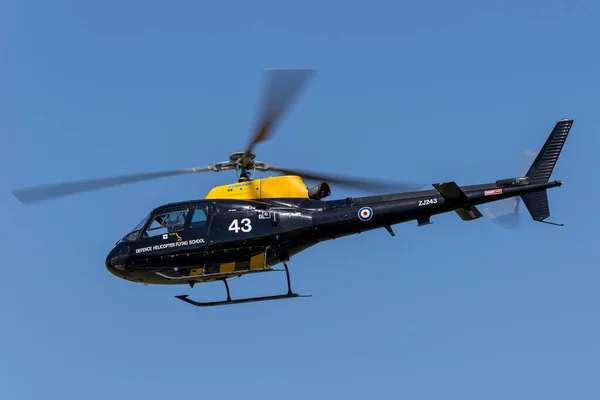 Raf Fairford Gloucestershire Июля 2014 Года Вертолет Eurocopter 350A Squirrel — стоковое фото