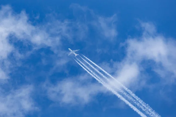 Raf Fairford Gloucestershire Regno Unito Luglio 2014 Lufthansa Airbus A340 — Foto Stock