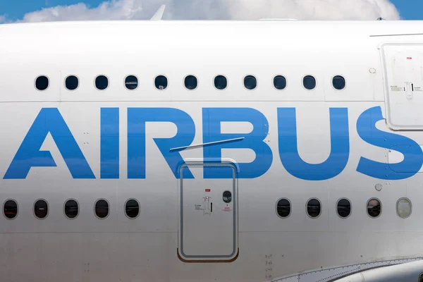 Farnborough July 2014 Airbus A380 841 Large Four Engined Commercial — Stock Photo, Image