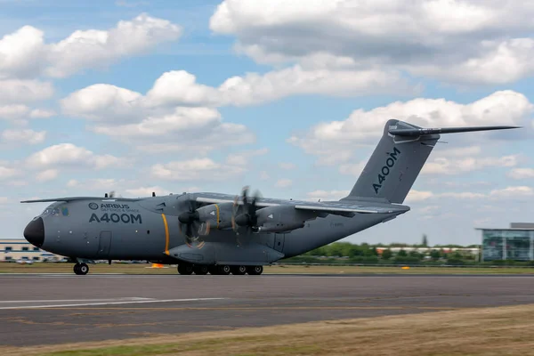 Farnborough Reino Unido Julho 2014 Airbus Defence Space A400M Military — Fotografia de Stock