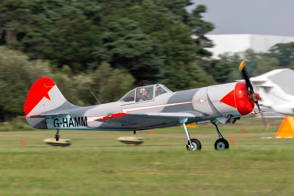 Farnborough Reino Unido Julho 2014 Yakovlev Yak Aircraft Hamm Equipe — Fotografia de Stock