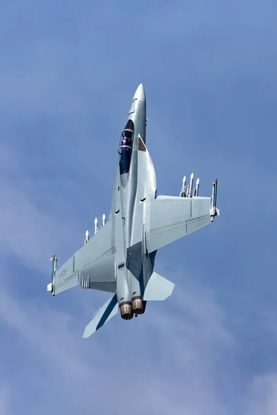 Farnborough Велика Британія Липня 2014 Багатоцільовий Винищувач 18F Super Hornet — стокове фото