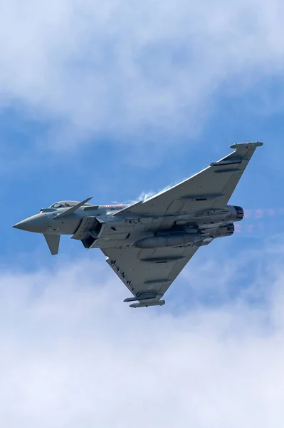 Farnborough Lipca 2014 Eurofighter 2000 Tajfun Fgr4 Zk343 Dywizjonu Siedzibą — Zdjęcie stockowe