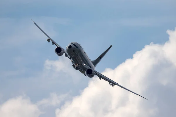 Farnborough Ngiltere Temmuz 2014 Abd Donanması Boeing Poseidon Devriye Uçağı — Stok fotoğraf