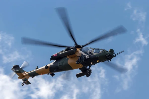 Farnborough 2014 Turk Kara Kuvvetleri Tai Agustawestland T129 Atak Attack — 스톡 사진