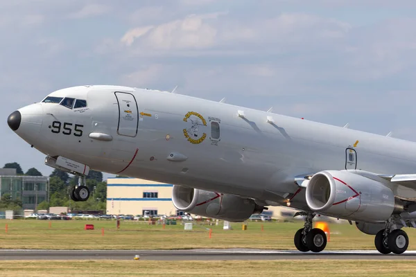 Farnborough Juli 2014 Amerikaanse Marine Boeing Poseidon Maritiem Patrouillevliegtuig — Stockfoto