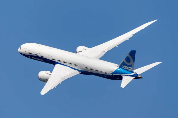 Farnborough Storbritannien Juli 2014 Boeing 787 Dreamliner Kommersiella Flygplan N789Ex — Stockfoto