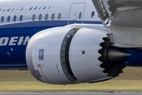 Фарнборо Великобритания Июля 2014 Года Авиационный Двигатель Rolls Royce Trent — стоковое фото