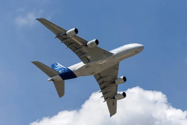 Farnborough Ngiltere Temmuz 2014 Airbus A380 841 Dört Motorlu Ticari — Stok fotoğraf