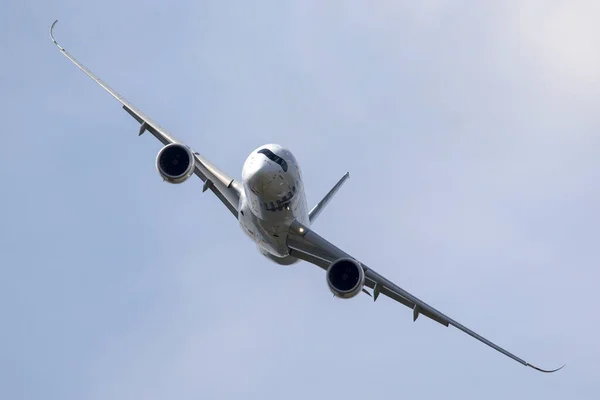 Farnborough Ngiltere Temmuz 2014 Airbus A350 941 Ticari Uçağı Hibrit — Stok fotoğraf