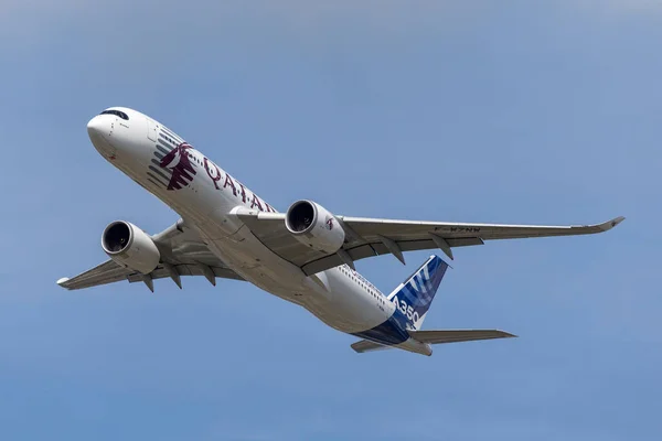 Farnborough Storbritannien Juli 2014 Airbus A350 941 Kommersiella Luftfartyg Med — Stockfoto