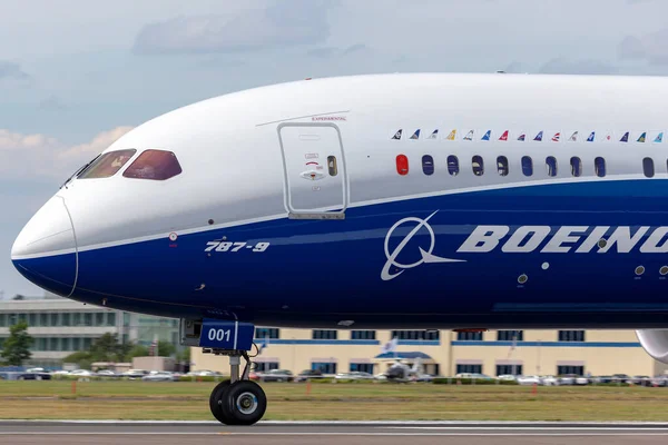 Farnborough Ngiltere Temmuz 2014 Boeing 787 Dreamliner Ticari Havayolu N789Ex — Stok fotoğraf