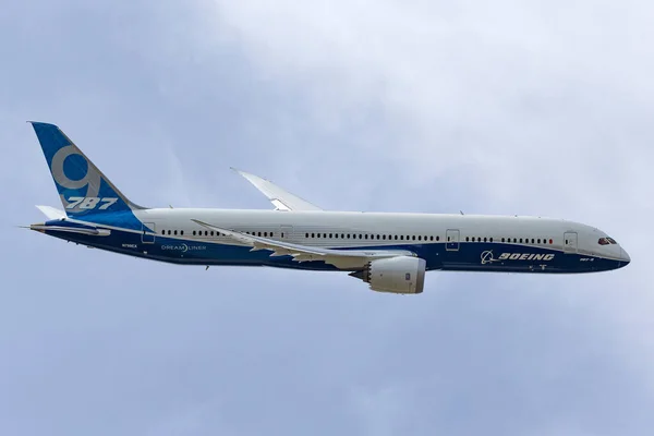 Farnborough Storbritannien Juli 2014 Boeing 787 Dreamliner Kommersiella Flygplan N789Ex — Stockfoto