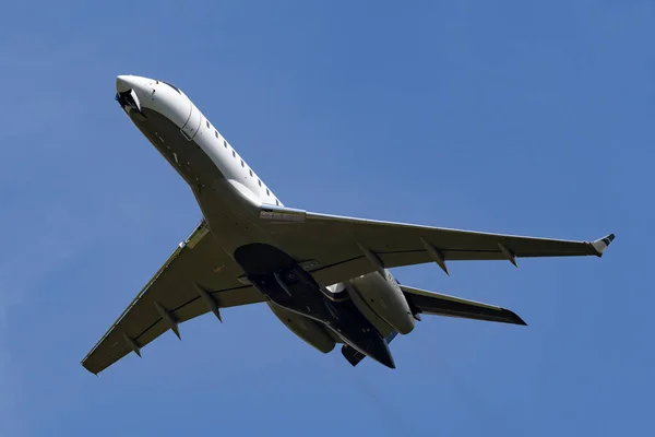 Farnborough Ngiltere Temmuz 2014 Bombardier Global Express 700 1A10 Uzun — Stok fotoğraf