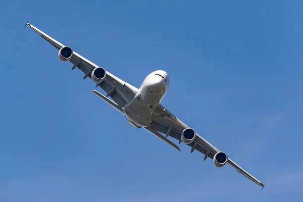 Farnborough Ngiltere Temmuz 2014 Airbus A380 841 Dört Motorlu Ticari — Stok fotoğraf