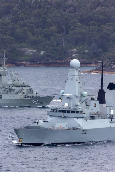 Sydney Austrálie Října 2013 Hms Daring Type Daring Class Torpédoborec — Stock fotografie