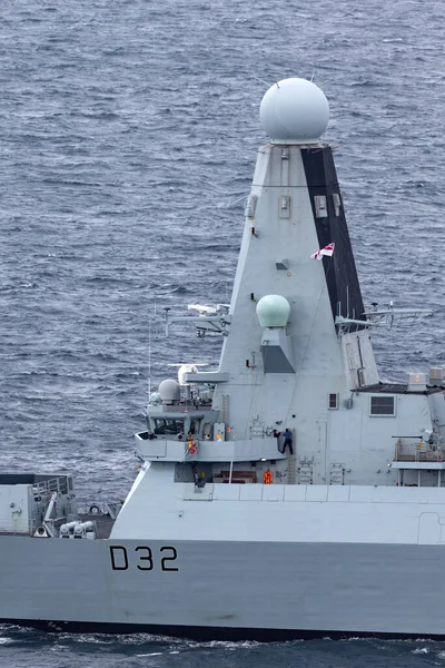 Sydney Australië Oktober 2013 Hms Daring Type Daring Class Luchtverdedigingsjager — Stockfoto