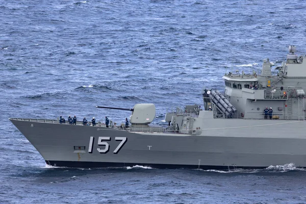 Sydney Australia Ottobre 2013 Hmas Perth Ffh 157 Fregata Classe — Foto Stock