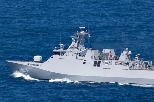 澳大利亚悉尼 2013年10月11日 Kri Iskandar Muda 367 Sigma级护卫舰 隶属于印度尼西亚国家陆军海军 — 图库照片