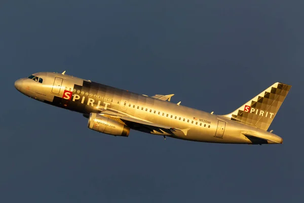 Las Vegas Nevada Usa May 2013 Spirit Airlines Airbus A319 — Stock Photo, Image