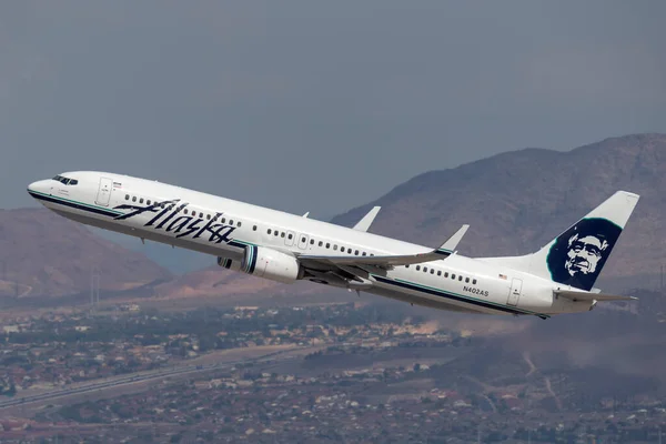 Las Vegas Nevada Eua Maio 2013 Alaska Airlines Boeing 737 — Fotografia de Stock