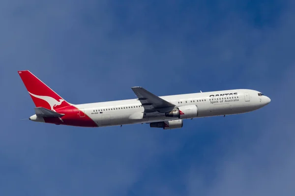Melbourne Austrália Setembro 2011 Qantas Boeing 767 338 Ogo Partindo — Fotografia de Stock