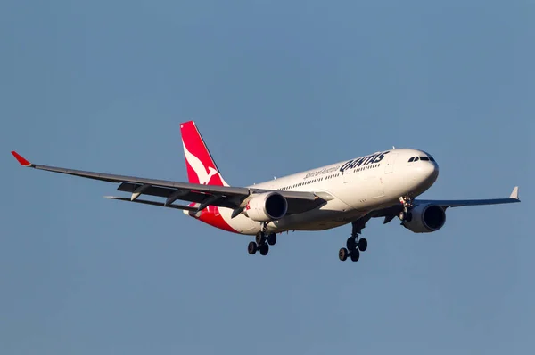 Melbourne Avustralya Eylül 2011 Qantas Airbus A330 202 Ebo Melbourne — Stok fotoğraf